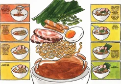 Hugh Amano Kokebøker^Let's Make Ramen!: A Comic Book Cookbook