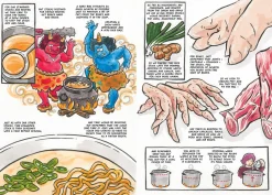 Hugh Amano Kokebøker^Let's Make Ramen!: A Comic Book Cookbook