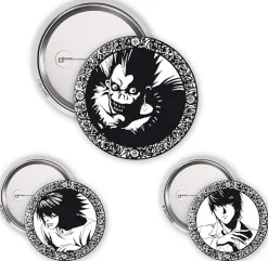 Light, L & Ryuk Badge Pack* Buttons