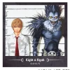 Light Yagami and Ryuk Mugshot Sticker* Klistremerker