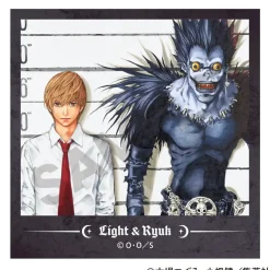 Light Yagami and Ryuk Mugshot Sticker* Klistremerker
