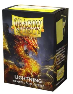 Lightning Matte Dual Dragon Shield Sleeves (100)* Kortlommer