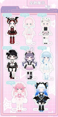 Blind boks Mystery Box^LIRORO Binary Sweetheart Series Trading Figure