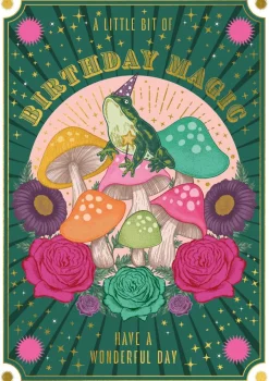 Kort, Bursdag & Anledning^Little Bit of Birthday Magic, Have a Wonderful Day, kort 120 x 170mm