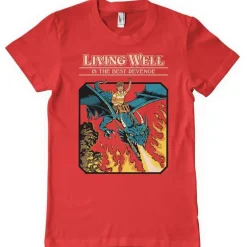 Steven Rhodes T-Skjorter^Living Well Is The Best Revenge T-Shirt