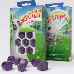 Q-Workshop Llama Zippy Poly Purple /Gold (7)* Sett