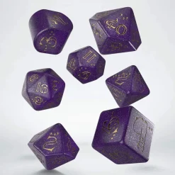 Q-Workshop Llama Zippy Poly Purple /Gold (7)* Sett