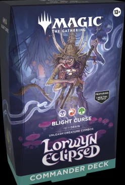 Lorwyn Eclipsed Magic the Gathering Lorwyn Eclipsed Blight Curse Commander Deck* Commander Deck