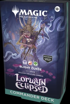 Lorwyn Eclipsed Magic the Gathering Lorwyn Eclipsed Blight Curse Commander Deck* Commander Deck