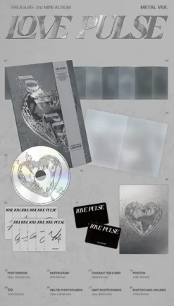TREASURE Musikk|K-Pop & Musikk^LOVE PULSE (EU Metal edition)
