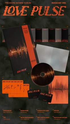 TREASURE LOVE PULSE (RockChic EU edition)* Musikk|K-Pop & Musikk