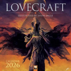Flame Tree Studio Lovecraft: Illustrated by Jason Engle Wall Calendar 2026 (Art Calendar)* Kalendere