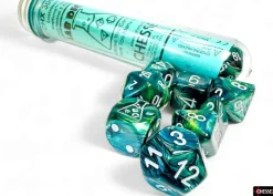 Chessex Lustrous Neptune /Grey (8)* Sett