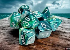 Chessex Lustrous Neptune /Grey (8)* Sett