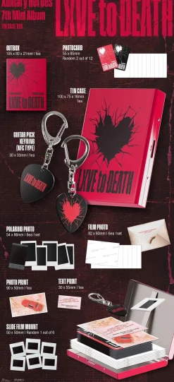 Xdinary Heroes LXVE TO DEATH (TIN CASE VER.)* Musikk|K-Pop & Musikk