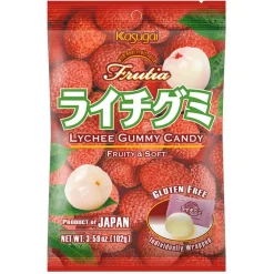 Godteri^Lychee Frutia Gummy Candy 102g