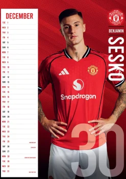 Kalendere^MANCHESTER UNITED FC 2026 A3 CALENDAR