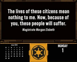 Kalendere^Mandalorian 2026 Desk Block Calendar