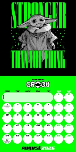 Kalendere^Mandalorian Grogu 2026 Mini Calendar