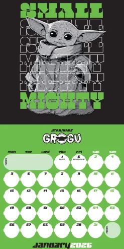 Kalendere^Mandalorian Grogu 2026 Square Calendar