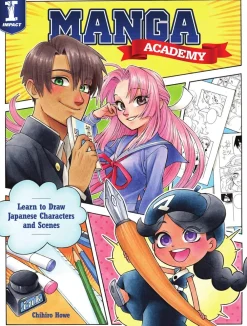 Chihiro Howe Tegnebøker|Tegne & Male^Manga Academy: Learn to draw Japanese-style illustration