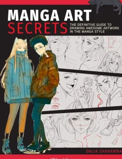 Dalia Sharawna Manga Art Secrets: The Definitive Guide to Drawing Awesome Artwork in the Manga Style* Tegnebøker|Tegne & Male