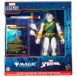 Marvel Legends Actionfigurer^Man-Wolf plus Exclusive Foil Card MTG Action Figure 15 cm