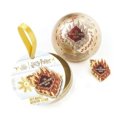 Julekuler|Julepynt^Marauders Map Gift Bauble with Pin Badge