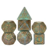 Udixi Dice Marble Huge Poly Castle Grey /Gold (7)* Sett