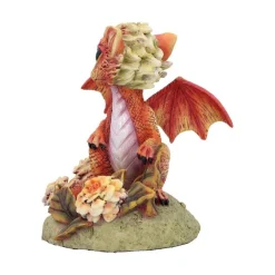 Samleobjekter^Marigold Flower Dragon Ornament 11 cm