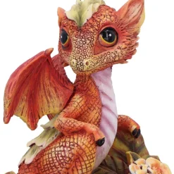 Samleobjekter^Marigold Flower Dragon Ornament 11 cm