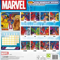 Marvel 2026 Square Calendar* Kalendere