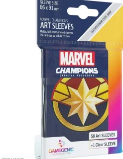 Marvel Champions: The Card Game Kortlommer^Marvel Champions Captain Marvel Sleeves (51)