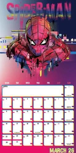 Kalendere^MARVEL SPIDER-MAN 2026 SQUARE CALENDAR