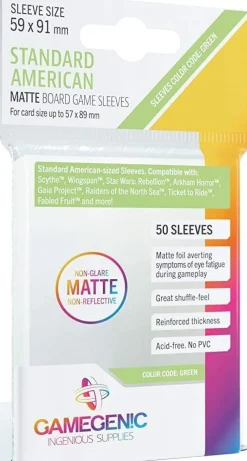 Kortlommer Kortlommer^Matte American Sleeves 59x91 mm (50)