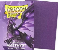 Matte Amethyst Japanese Size Dragon Shield Sleeves (60)* Kortlommer