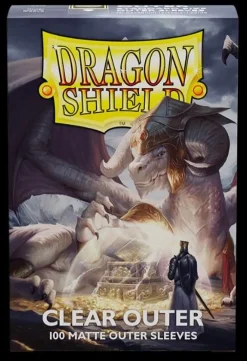 Matte Clear Outer Sleeves Standard Size (100) Kortlommer, Dragon Shield* Kortlommer