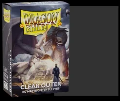 Matte Clear Outer Sleeves Standard Size (100) Kortlommer, Dragon Shield* Kortlommer