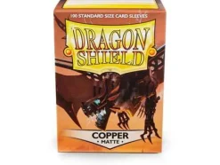 Matte Copper Standard Size Dragon Shield Sleeves (100)* Kortlommer