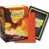 Kortlommer^Matte Dual Ember Standard Size Dragon Shield Sleeves (100)