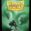 Kortlommer^Matte Dual Might Standard Size (100) Kortlommer, Dragon Shield