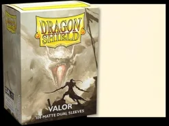 Matte Dual Valor Standard Size (100) Kortlommer, Dragon Shield* Kortlommer