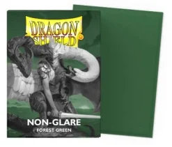 Matte Green Non-Glare Standard Size Dragon Shield Sleeves (100)* Kortlommer