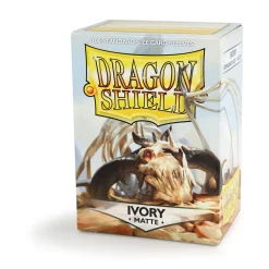 Matte Ivory Standard Size Dragon Shield Sleeves (100)* Kortlommer