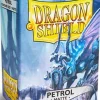 Kortlommer^Matte Petrol Standard Size Dragon Shield Sleeves (100)