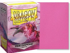 Matte Pink Diamond Dragon Shield (100)* Kortlommer