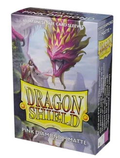 Kortlommer^Matte Pink Diamond Japanese Size Dragon Shield (60)