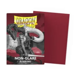 Matte Red Non-Glare Standard Size Dragon Shield Sleeves (100)* Kortlommer