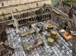 Battle Systems Kart & Battlemaps|Terreng & Tilbehør^Mead Hall , Fantasy Terrain