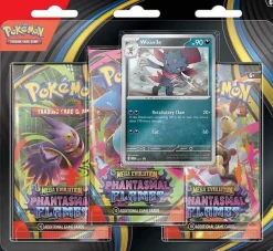 Mega Evolution 2 Phantasmal Flames Pokémon Trading Card Game^Weavile 3P Blister Pack